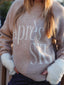 Beige Après Ski Knitted Sweater