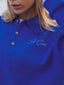 Blue Ski Polo Sweater