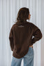 Dark Brown Polo Sweater