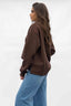 Dark Brown Polo Sweater