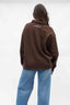 Dark Brown Polo Sweater